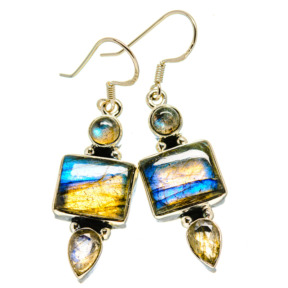 Labradorite Earrings handcrafted by Ana Silver Co - EARR413875