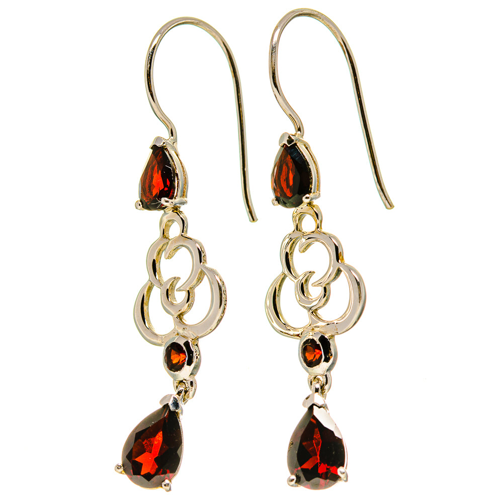 Garnet Earrings handcrafted by Ana Silver Co - EARR413876