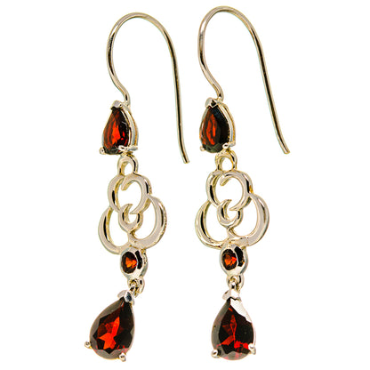 Garnet Earrings handcrafted by Ana Silver Co - EARR413876