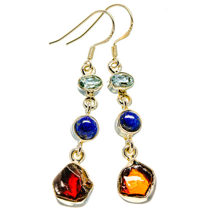 Garnet Earrings handcrafted by Ana Silver Co - EARR413877