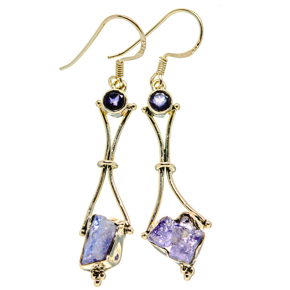 Tanzanite Earrings handcrafted by Ana Silver Co - EARR413881