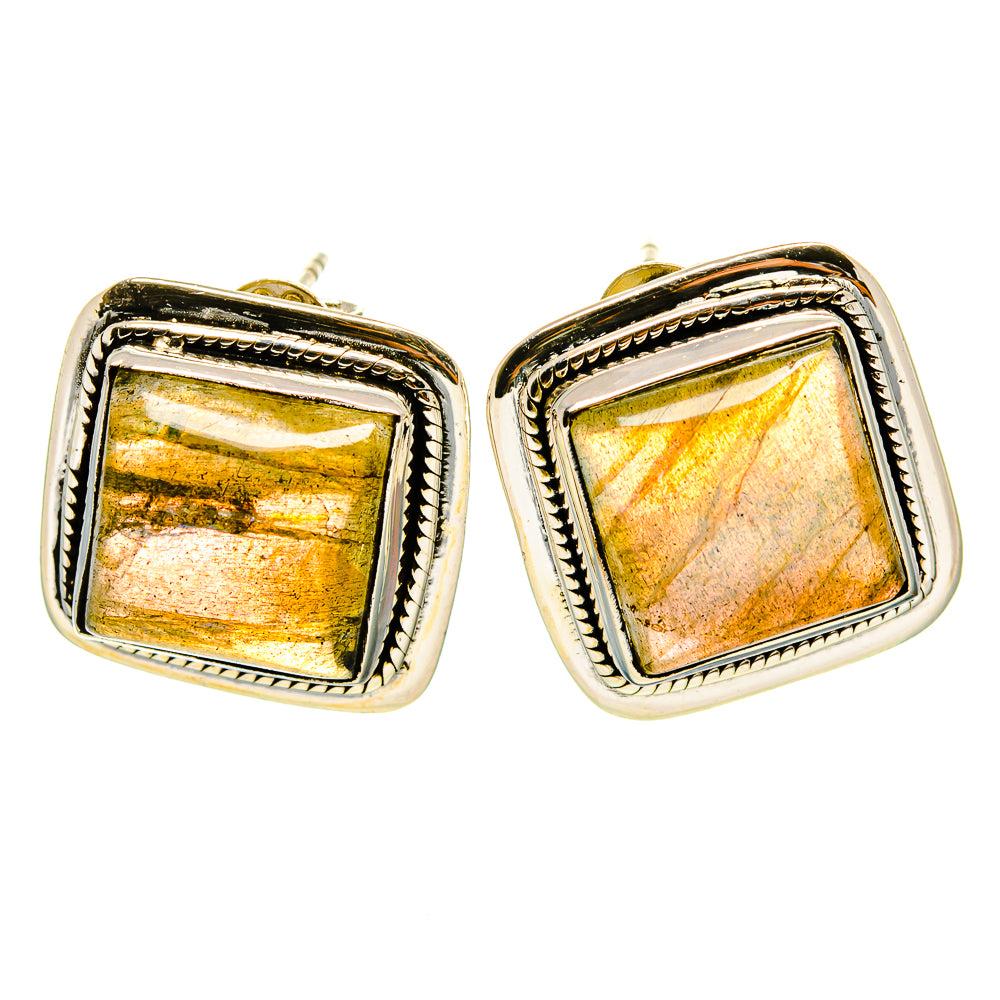 Labradorite Earrings handcrafted by Ana Silver Co - EARR413883