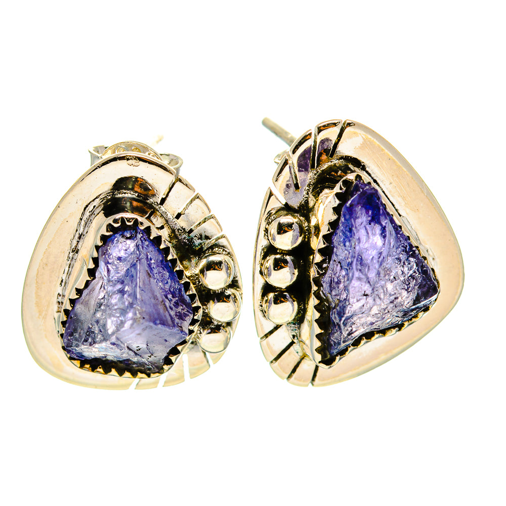 Tanzanite Earrings handcrafted by Ana Silver Co - EARR413894