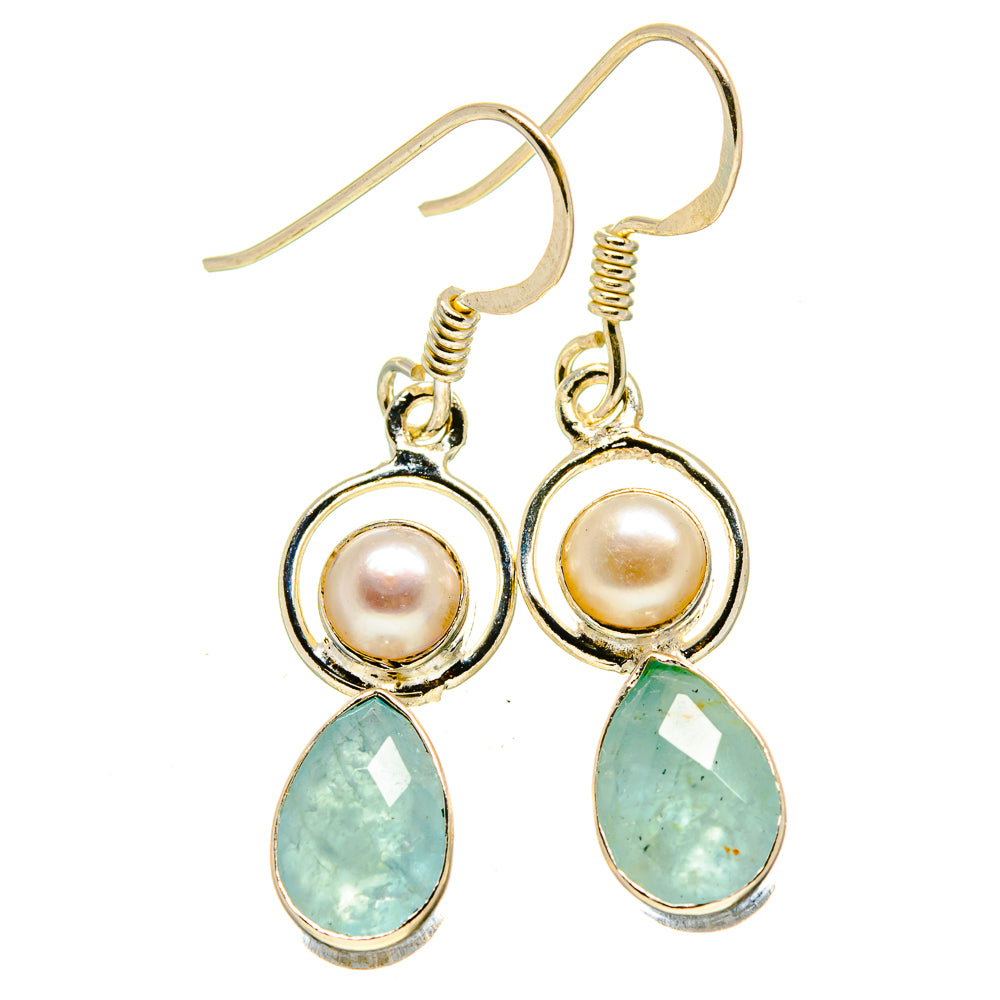 Aquamarine Earrings handcrafted by Ana Silver Co - EARR413911