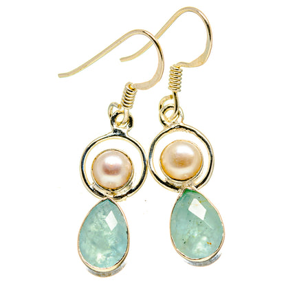 Aquamarine Earrings handcrafted by Ana Silver Co - EARR413911