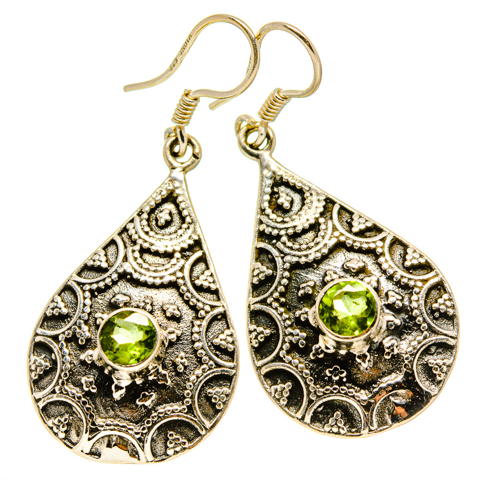 Peridot Earrings handcrafted by Ana Silver Co - EARR413921
