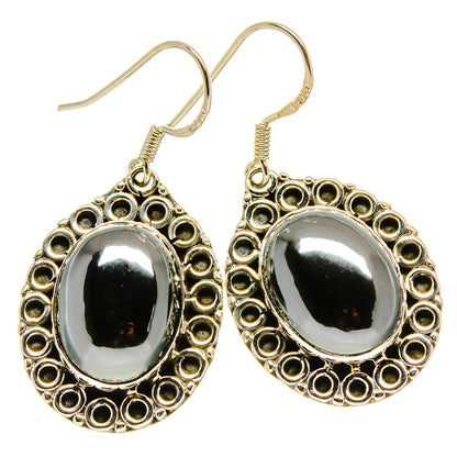 Hematite Earrings handcrafted by Ana Silver Co - EARR413940
