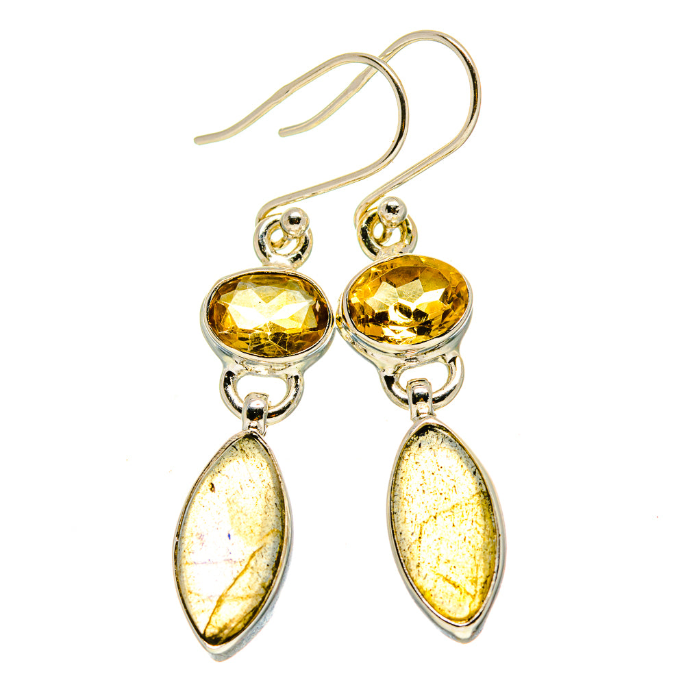 Labradorite Earrings handcrafted by Ana Silver Co - EARR413941
