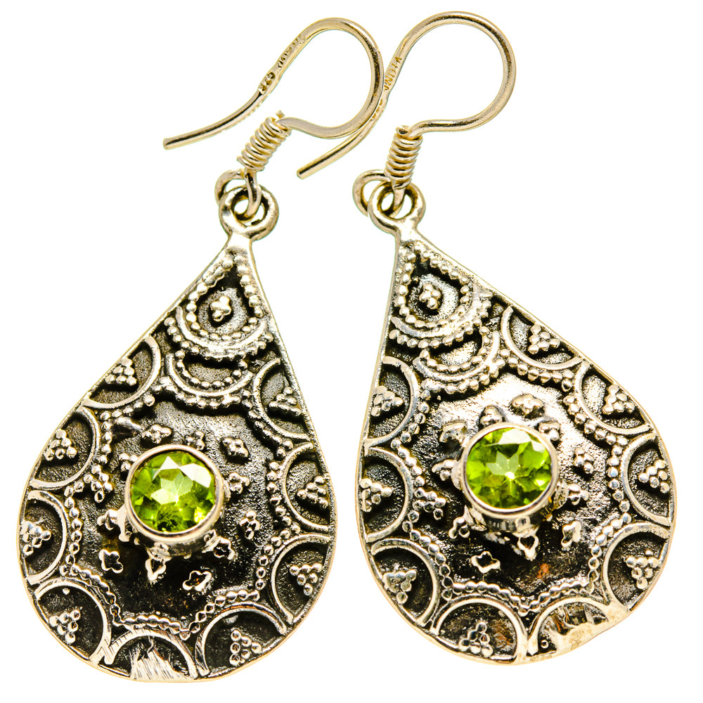 Peridot Earrings handcrafted by Ana Silver Co - EARR413947