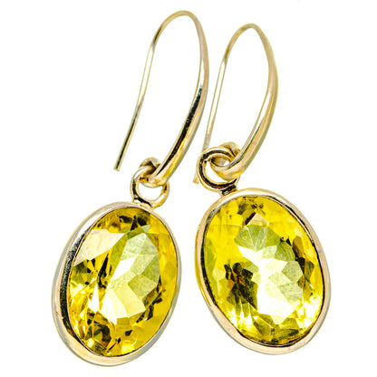 Citrine Earrings handcrafted by Ana Silver Co - EARR413966
