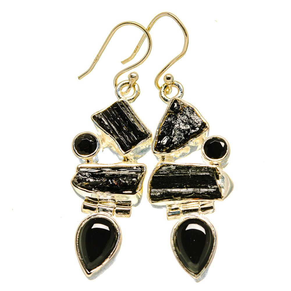 Black Onyx Earrings handcrafted by Ana Silver Co - EARR413972