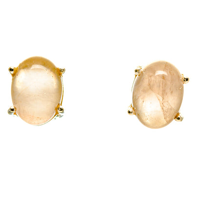 Rose Quartz Earrings handcrafted by Ana Silver Co - EARR413973