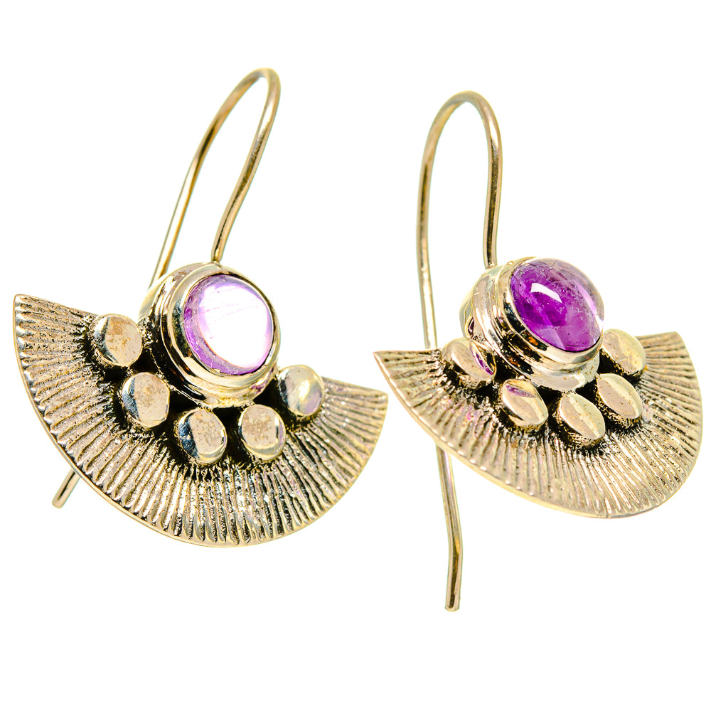 Amethyst Earrings handcrafted by Ana Silver Co - EARR413977