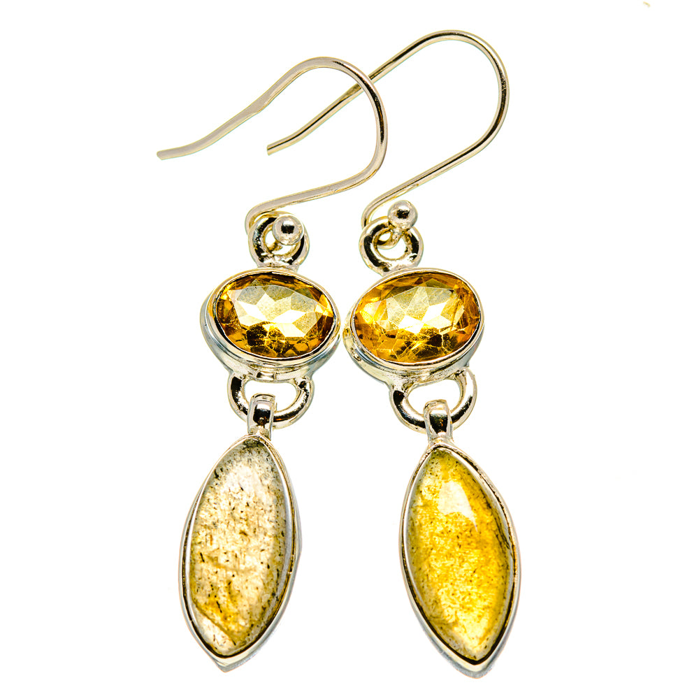 Labradorite Earrings handcrafted by Ana Silver Co - EARR413990
