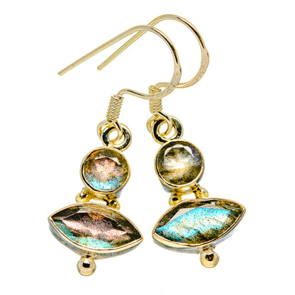 Labradorite Earrings handcrafted by Ana Silver Co - EARR413991