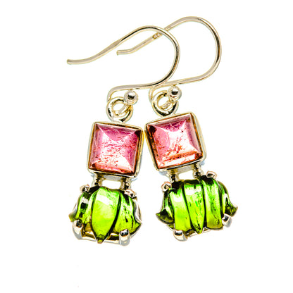Green Tourmaline Earrings handcrafted by Ana Silver Co - EARR414000