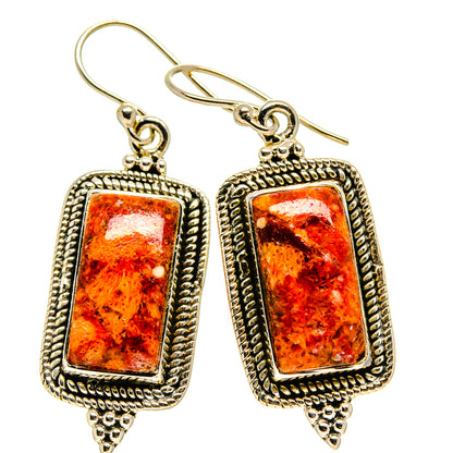 Sponge Coral Earrings handcrafted by Ana Silver Co - EARR414005