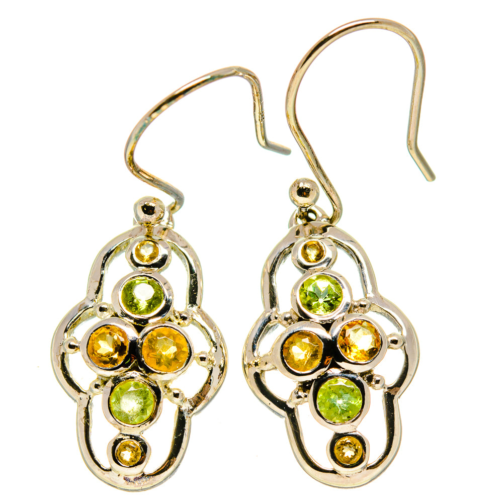Peridot Earrings handcrafted by Ana Silver Co - EARR414013