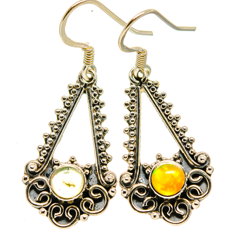 Ethiopian Opal Earrings handcrafted by Ana Silver Co - EARR414020