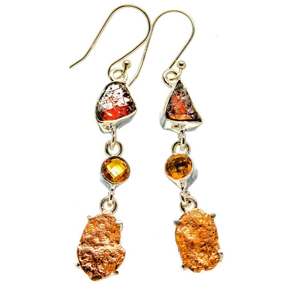 Pyrite Druzy Earrings handcrafted by Ana Silver Co - EARR414022