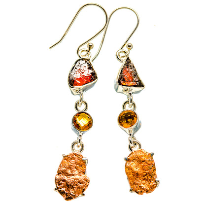 Pyrite Druzy Earrings handcrafted by Ana Silver Co - EARR414022
