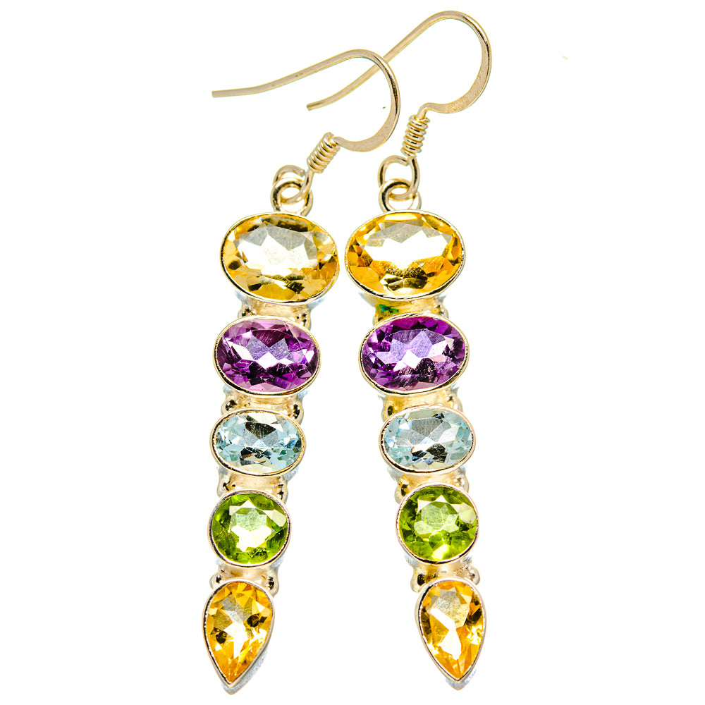Citrine Earrings handcrafted by Ana Silver Co - EARR414023
