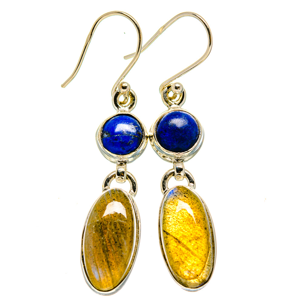 Labradorite Earrings handcrafted by Ana Silver Co - EARR414026