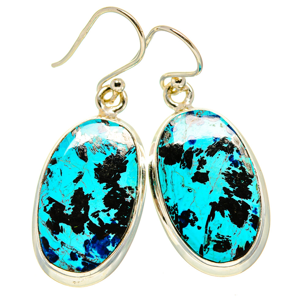 Shattuckite Earrings handcrafted by Ana Silver Co - EARR414046