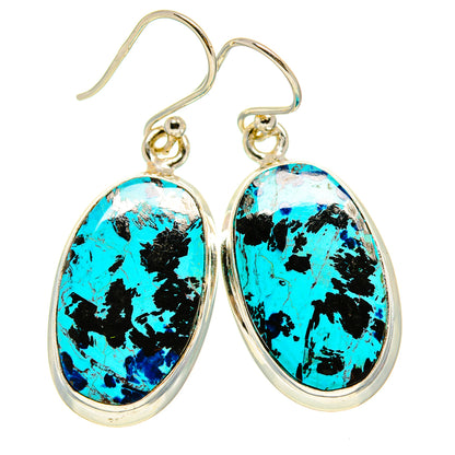 Shattuckite Earrings handcrafted by Ana Silver Co - EARR414046