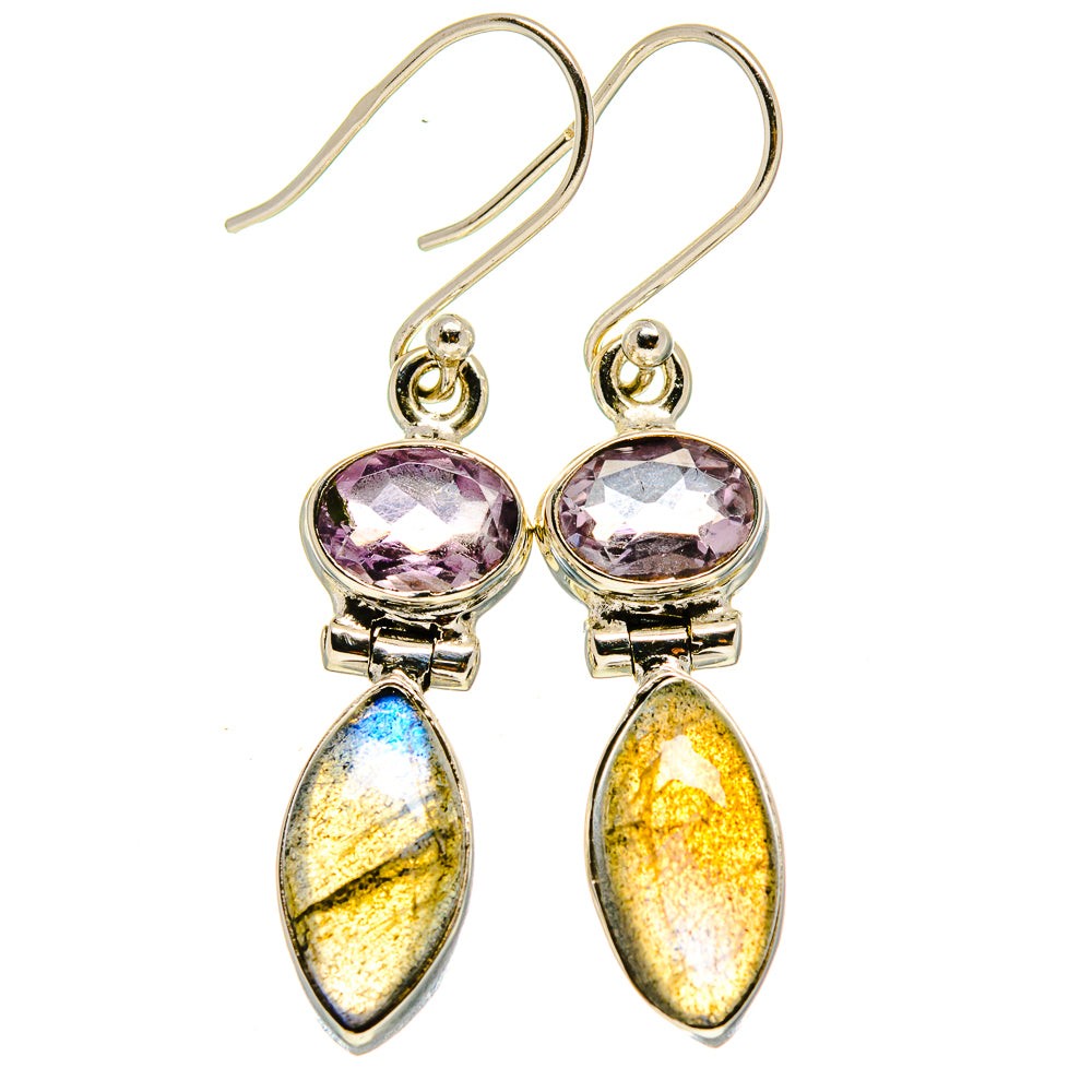 Labradorite Earrings handcrafted by Ana Silver Co - EARR414048