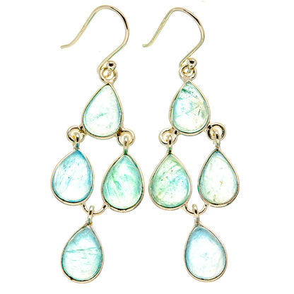 Aquamarine Earrings handcrafted by Ana Silver Co - EARR414052