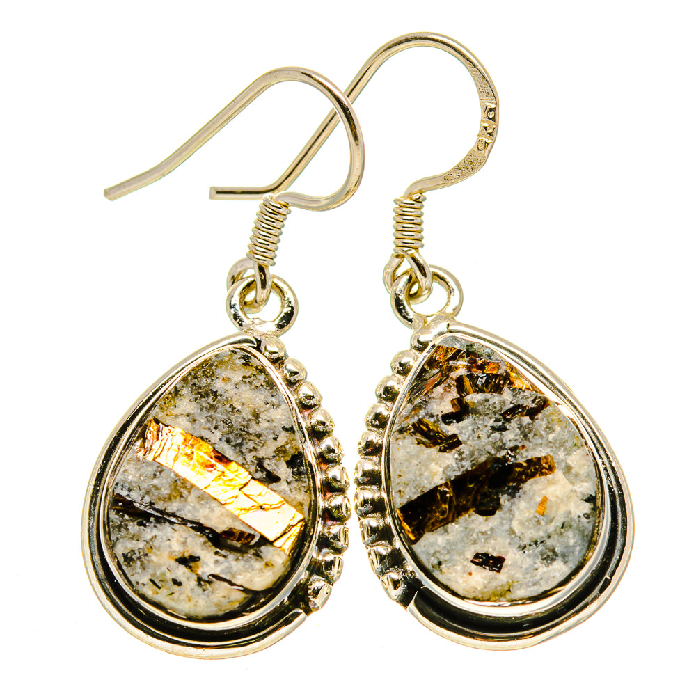 Astrophyllite Earrings handcrafted by Ana Silver Co - EARR414067