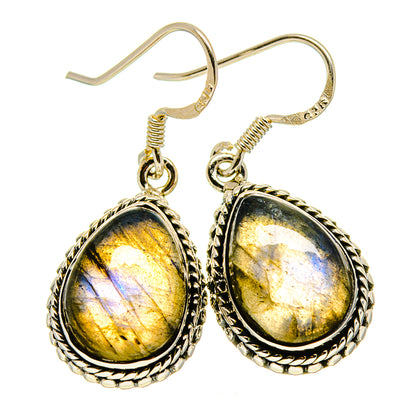 Labradorite Earrings handcrafted by Ana Silver Co - EARR414073