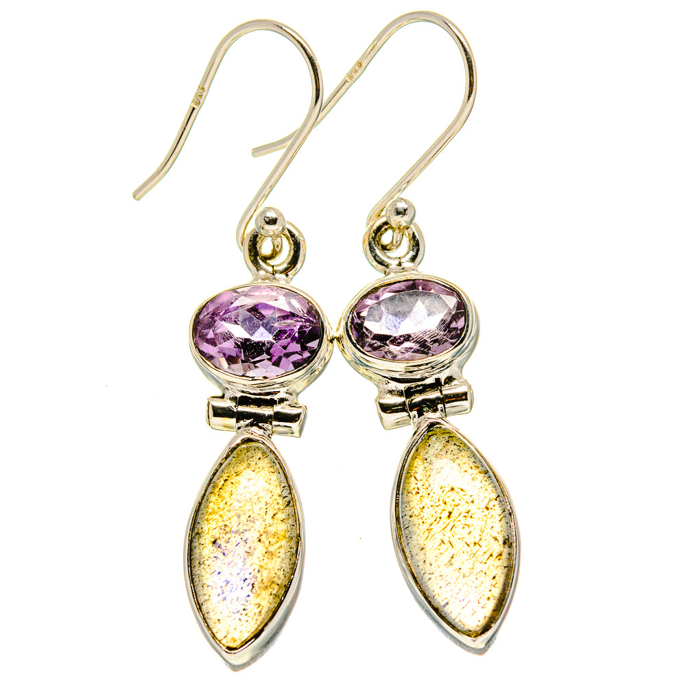 Labradorite Earrings handcrafted by Ana Silver Co - EARR414080