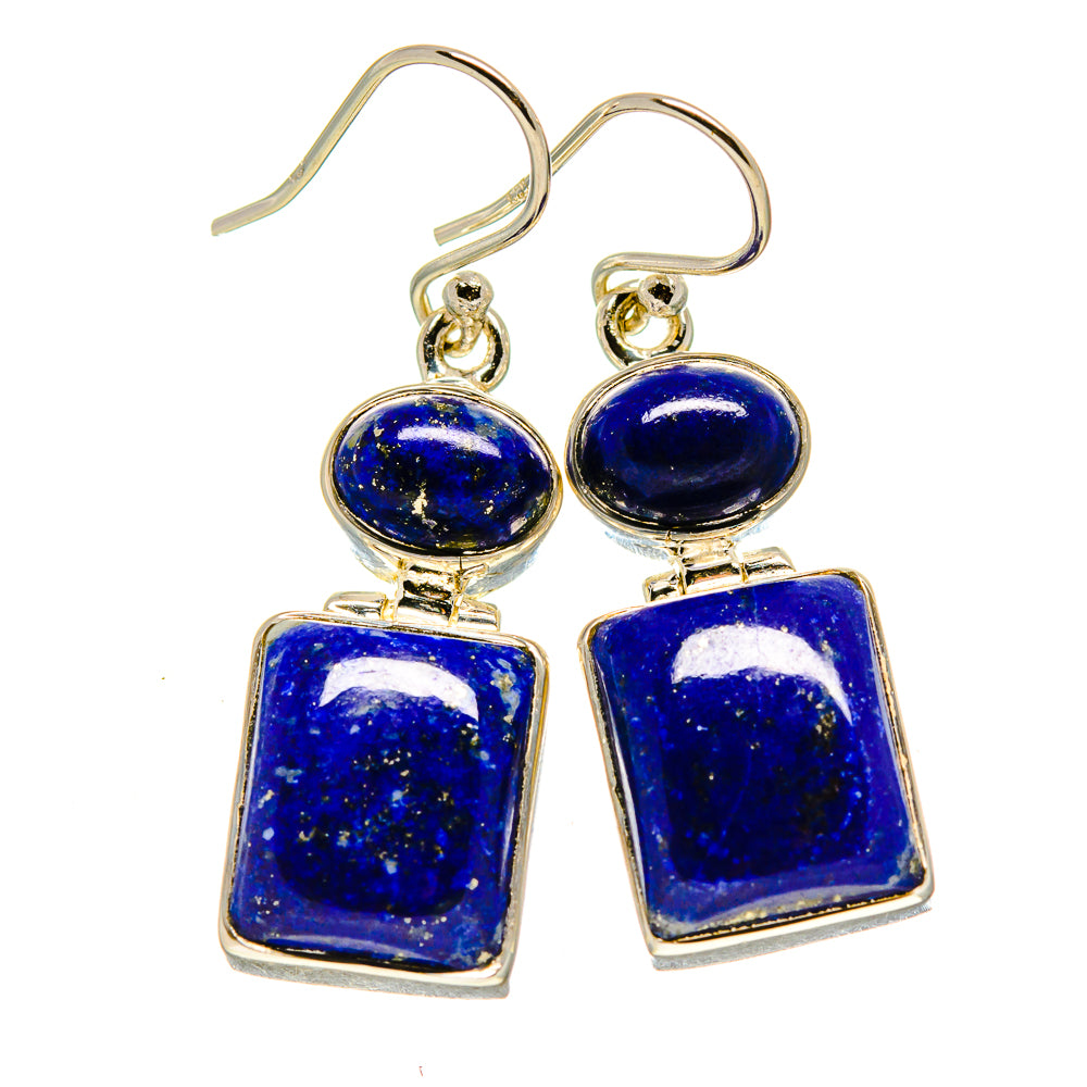 Lapis Lazuli Earrings handcrafted by Ana Silver Co - EARR414088