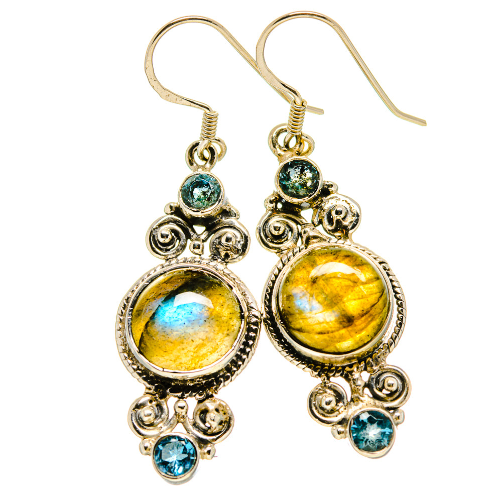 Labradorite Earrings handcrafted by Ana Silver Co - EARR414097