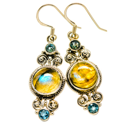 Labradorite Earrings handcrafted by Ana Silver Co - EARR414097
