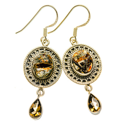 Astrophyllite Earrings handcrafted by Ana Silver Co - EARR414101