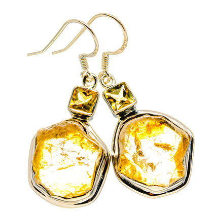 Citrine Earrings handcrafted by Ana Silver Co - EARR414112
