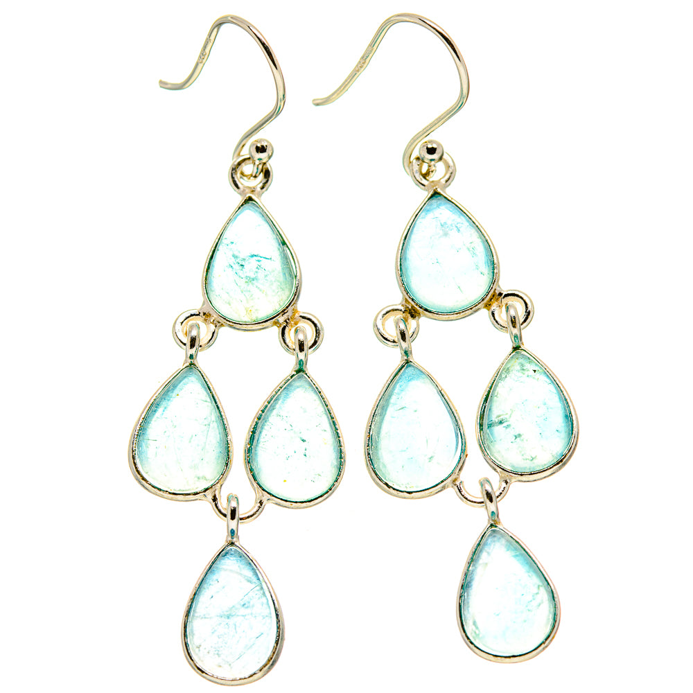 Aquamarine Earrings handcrafted by Ana Silver Co - EARR414116