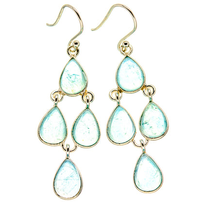 Aquamarine Earrings handcrafted by Ana Silver Co - EARR414116