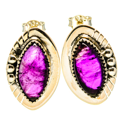 Amethyst Earrings handcrafted by Ana Silver Co - EARR414132