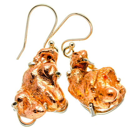 Splash Copper Earrings handcrafted by Ana Silver Co - EARR414144