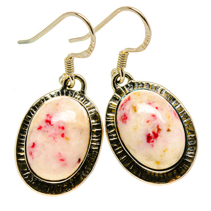 Thulite Earrings handcrafted by Ana Silver Co - EARR414145