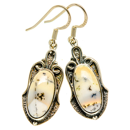 Dendritic Opal Earrings handcrafted by Ana Silver Co - EARR414146