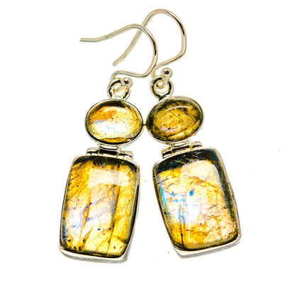 Labradorite Earrings handcrafted by Ana Silver Co - EARR414151