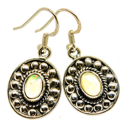 Ethiopian Opal Earrings handcrafted by Ana Silver Co - EARR414152