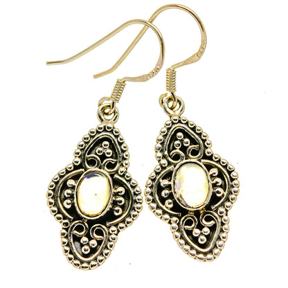 Ethiopian Opal Earrings handcrafted by Ana Silver Co - EARR414154