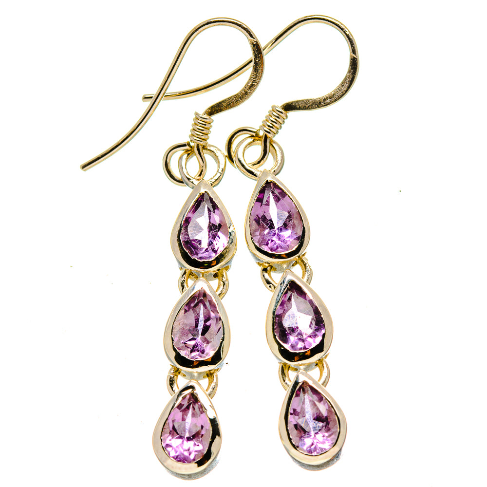 Amethyst Earrings handcrafted by Ana Silver Co - EARR414167