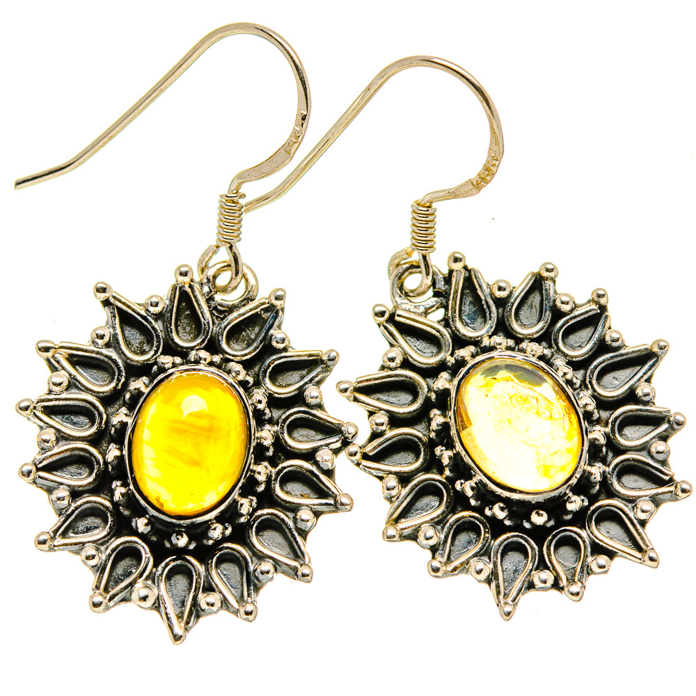 Ethiopian Opal Earrings handcrafted by Ana Silver Co - EARR414168